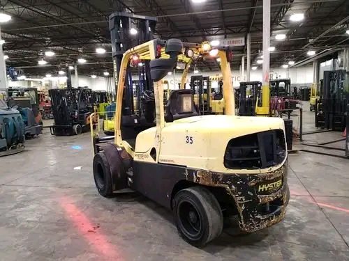 Hyster forklift available for rental for warehouse operations